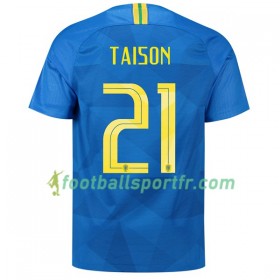 Tenue Brésil Taison 21 Exterieur Coupe du monde 2018 Maillot de Foot